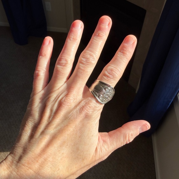 Handmade Spoon Ring - Picture 6 of 14